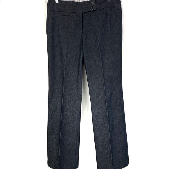 Smart Set Straight Leg Trouser Pants Chambray Denim Look Size 11 - Picture 1 of 9